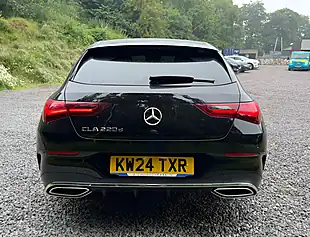Used 2024 Mercedes-Benz Cla Class AMG Line Premium Cosmos Black - Interior and Exterior details 4