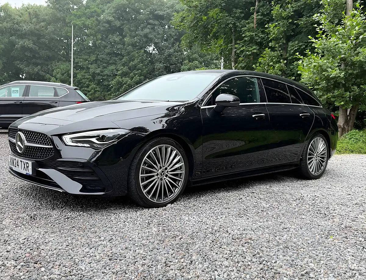 Used 2024 Mercedes-Benz Cla Class AMG Line Premium Cosmos Black - Interior and Exterior details 7