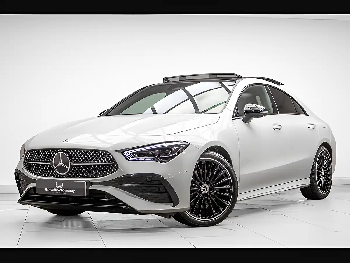Used 2024 Mercedes-Benz Cla Class AMG Line (premium Plus) White - Front View