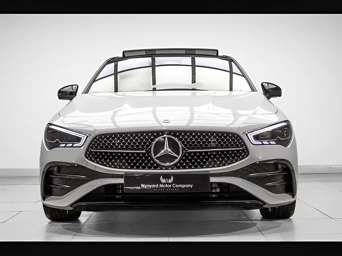 Used 2024 Mercedes-Benz Cla Class AMG Line (premium Plus) White - Interior and Exterior details 2