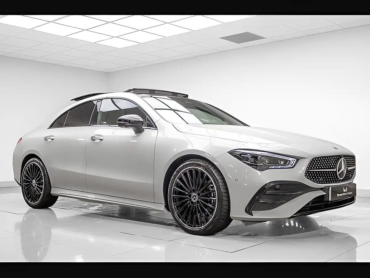 Used 2024 Mercedes-Benz Cla Class AMG Line (premium Plus) White - Interior and Exterior details 3