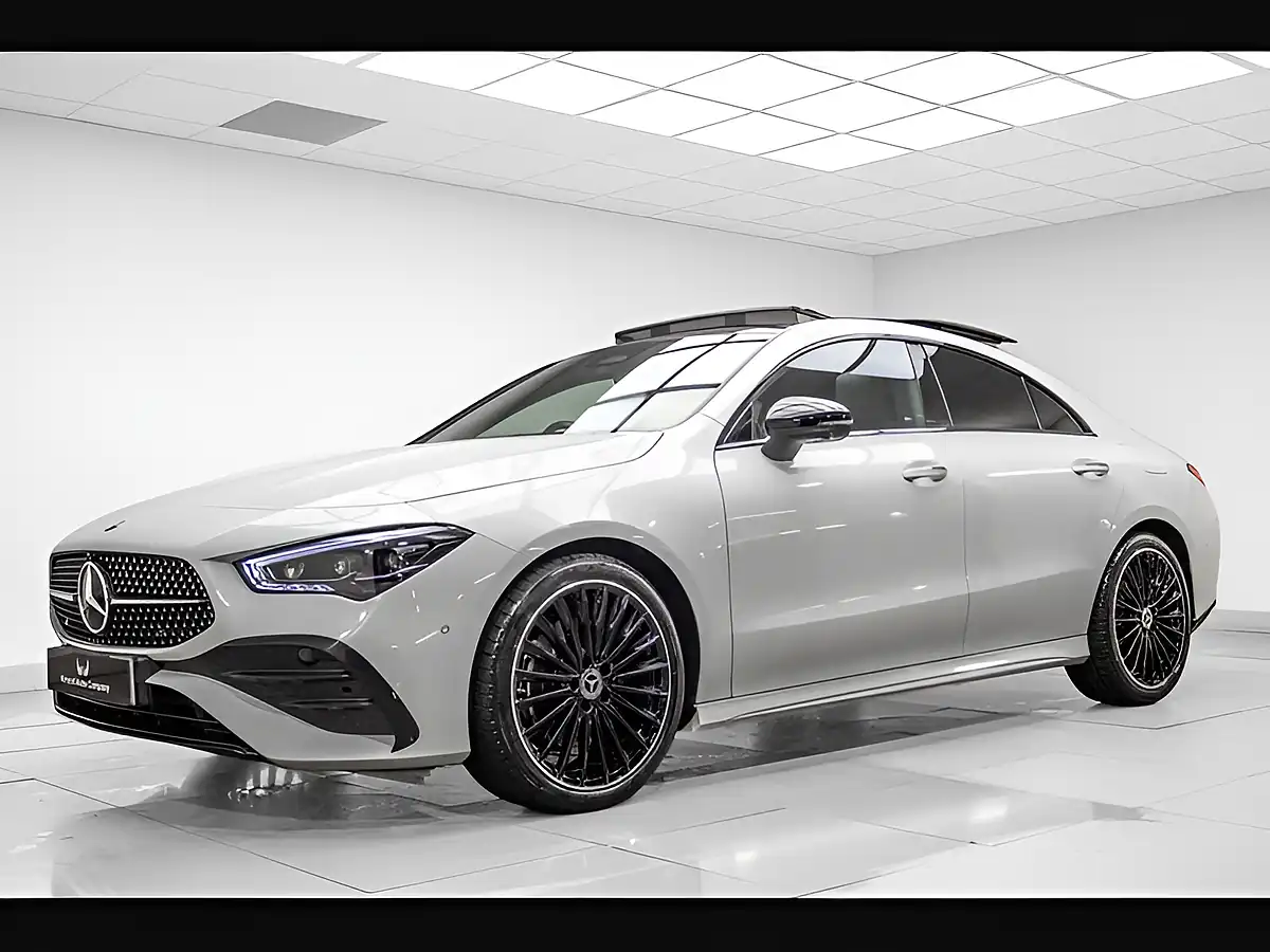 Used 2024 Mercedes-Benz Cla Class AMG Line (premium Plus) White - Interior and Exterior details 5
