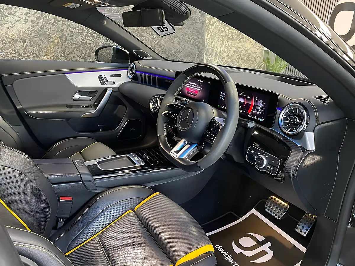 Used 2024 Mercedes-Benz Cla S Plus Black - Interior and Exterior details 13