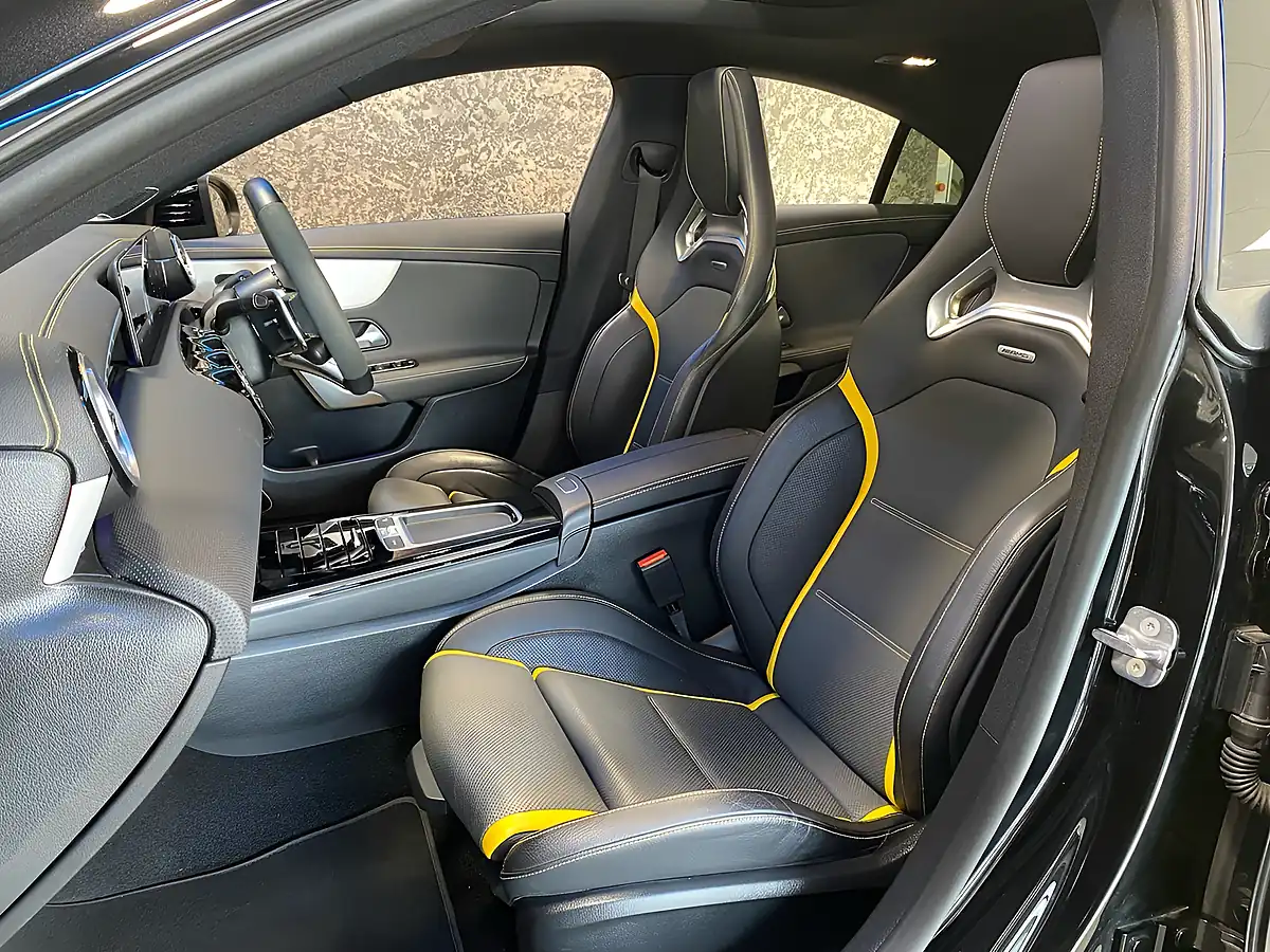 Used 2024 Mercedes-Benz Cla S Plus Black - Interior and Exterior details 14