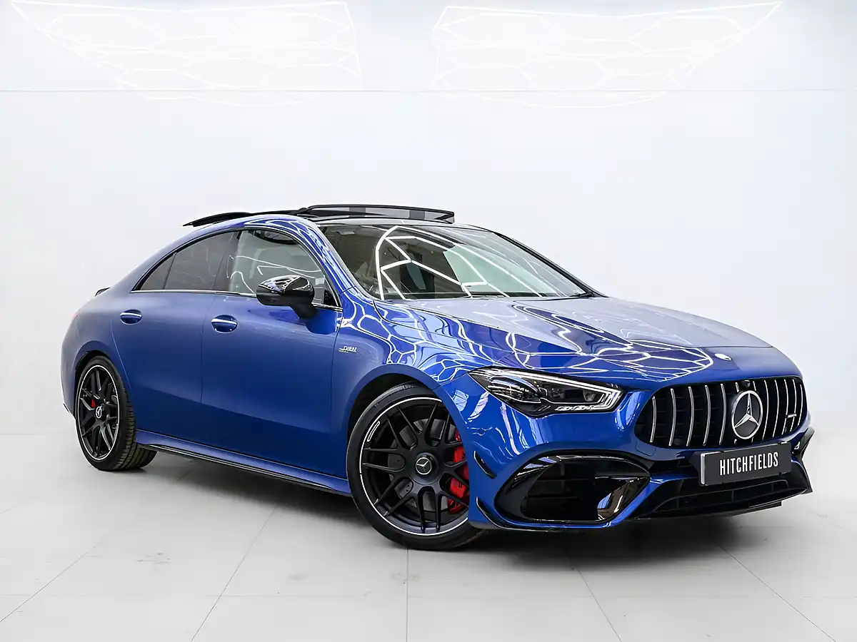 Used 2024 Mercedes-Benz Cla S Plus Spectral Blue - Front View