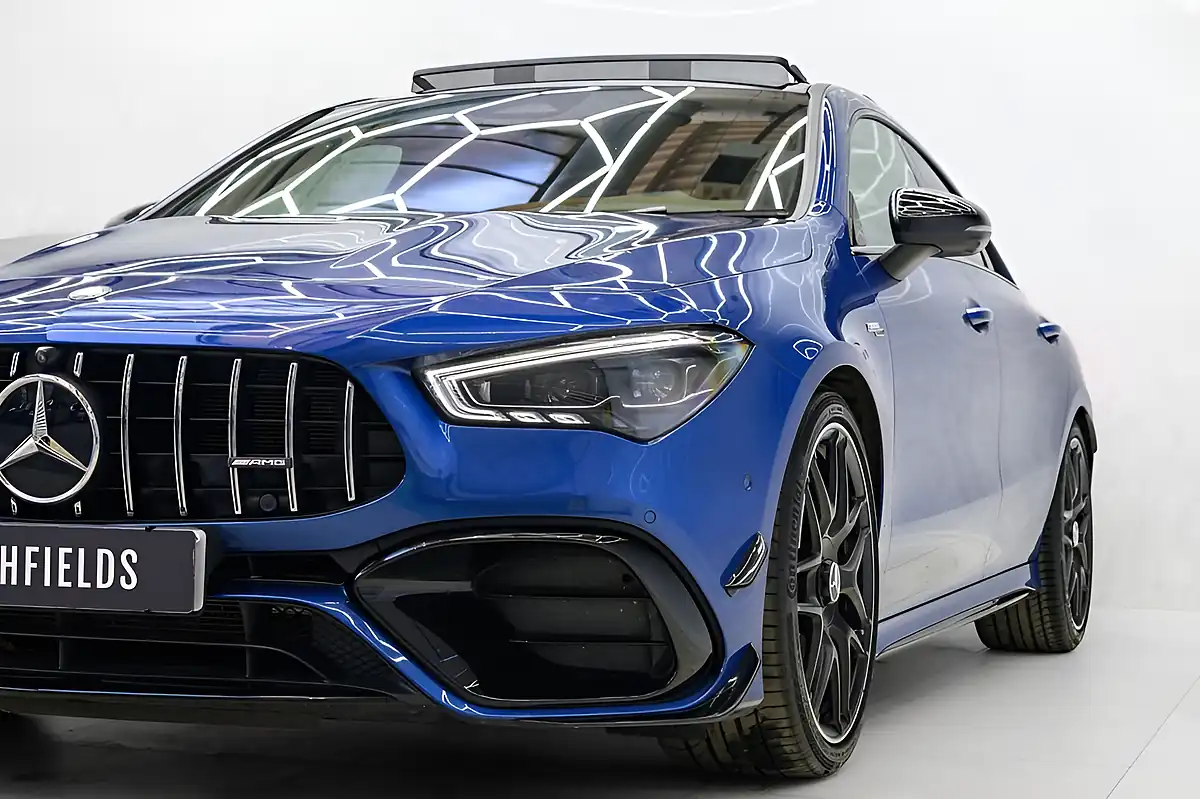 Used 2024 Mercedes-Benz Cla S Plus Spectral Blue - Interior and Exterior details 9