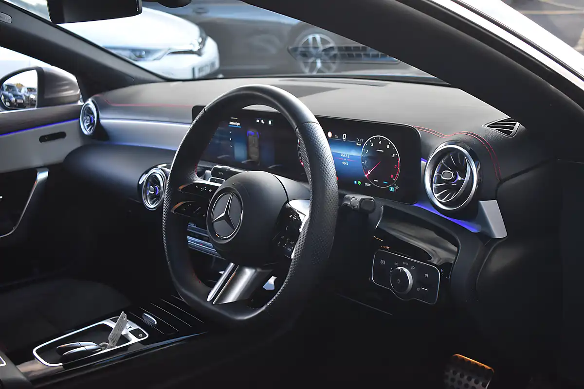 Used 2024 Mercedes-Benz CLA200 AMG Line (premium) Mountain Grey - Interior and Exterior details 11