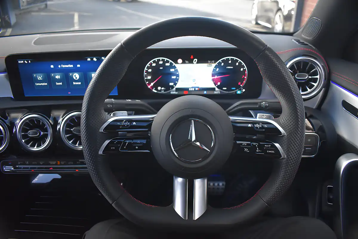 Used 2024 Mercedes-Benz CLA200 AMG Line (premium) Mountain Grey - Interior and Exterior details 15
