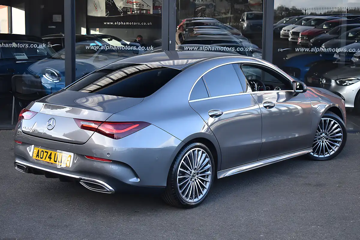 Used 2024 Mercedes-Benz CLA200 AMG Line (premium) Mountain Grey - Interior and Exterior details 5