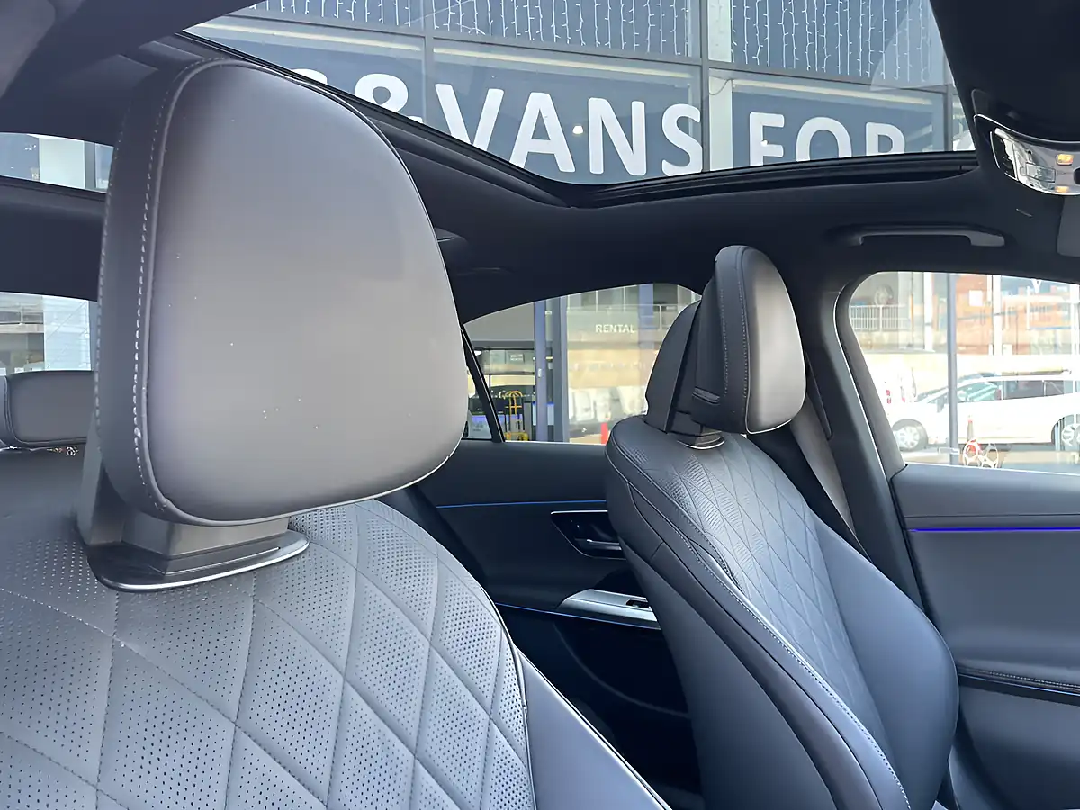 Used 2024 Mercedes-Benz E-Class Exclusive Edition Blue - Interior and Exterior details 14