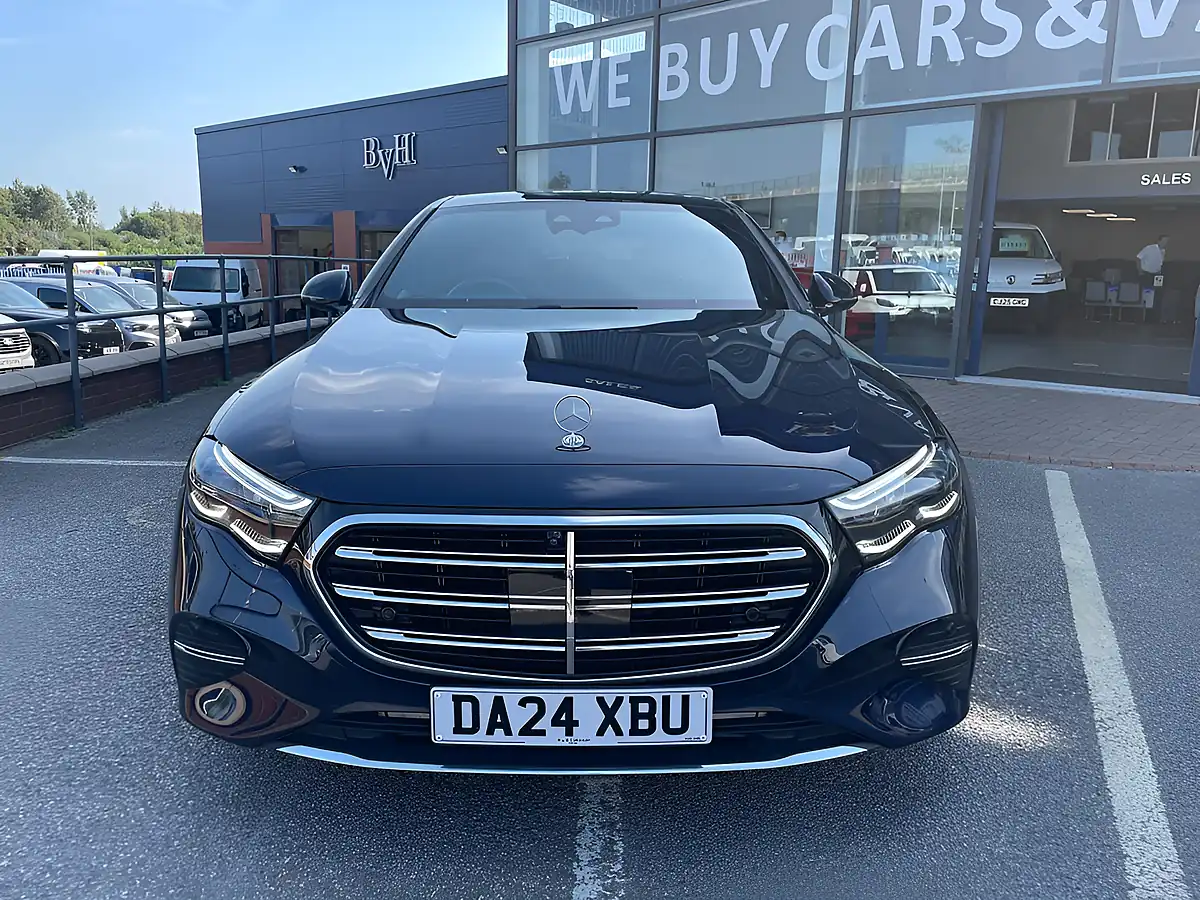 Used 2024 Mercedes-Benz E-Class Exclusive Edition Blue - Interior and Exterior details 3