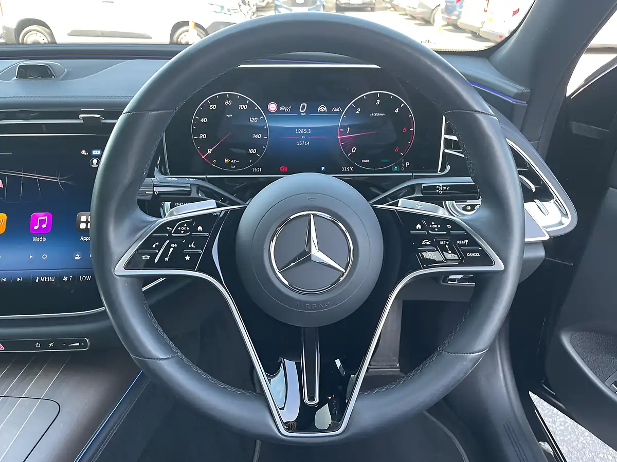 Used 2024 Mercedes-Benz E-Class Exclusive Edition Blue - Interior and Exterior details 6