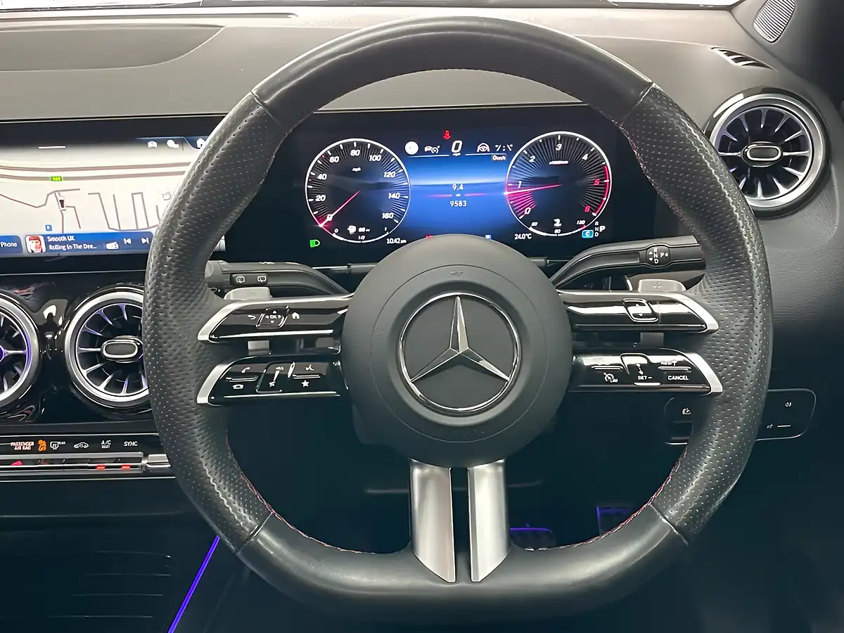 Used 2024 Mercedes-Benz Gla AMG Line Premium Plus Spectral Blue - Interior and Exterior details 16