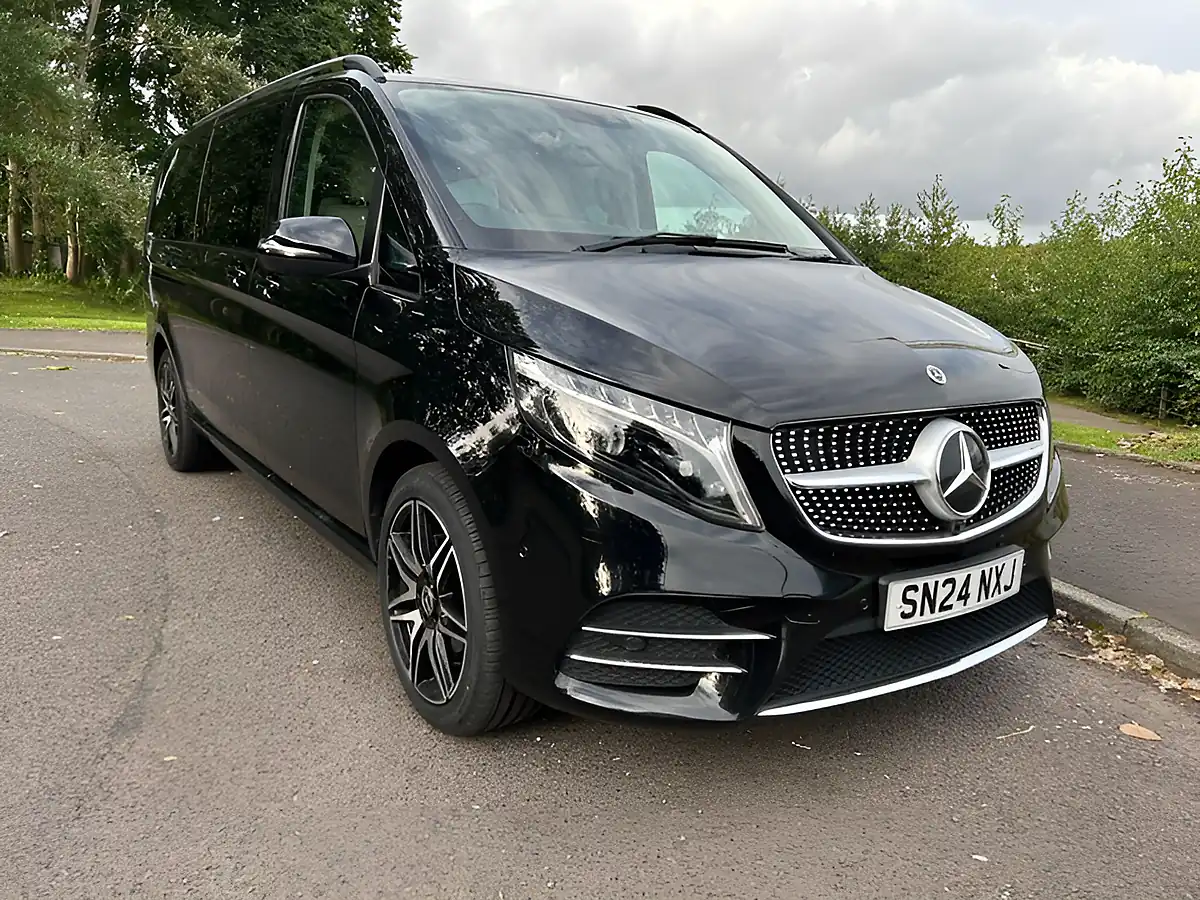 Used 2024 Mercedes-Benz V Class AMG Line Black - Front View