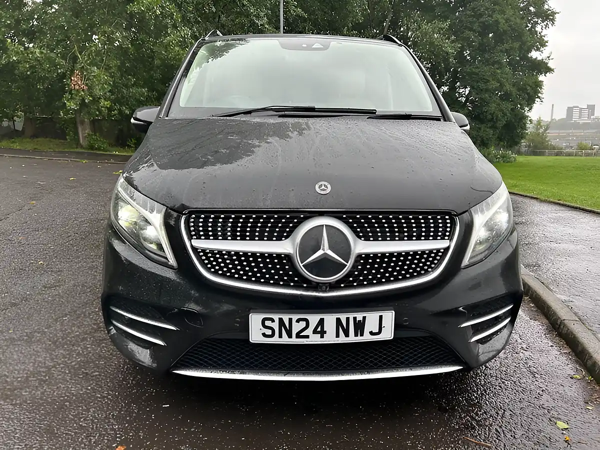 Used 2024 Mercedes-Benz V Class AMG Line Obsidian Black - Interior and Exterior details 2