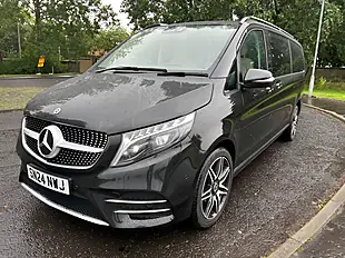 Used 2024 Mercedes-Benz V Class AMG Line Obsidian Black - Interior and Exterior details 3