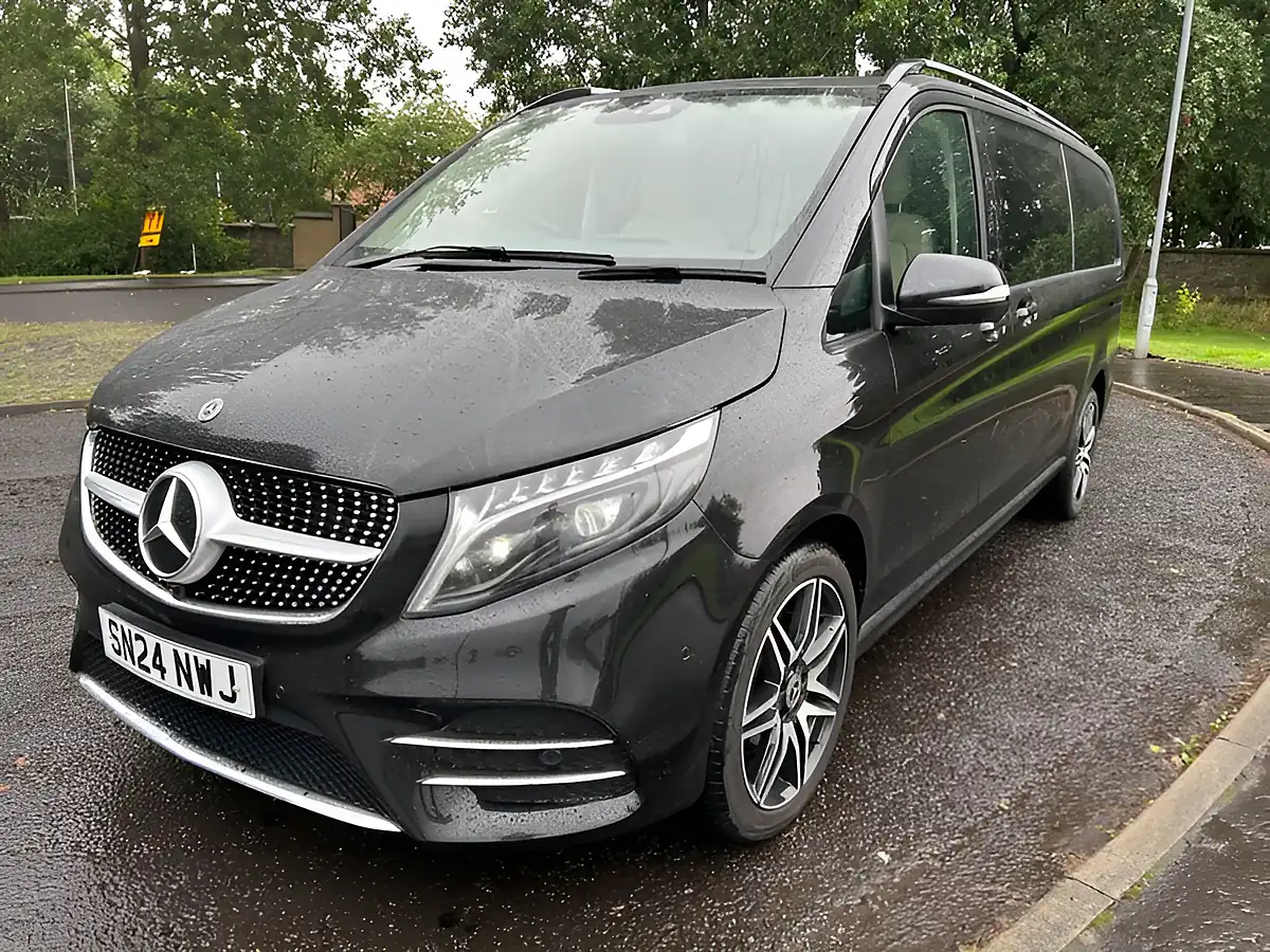 Used 2024 Mercedes-Benz V Class AMG Line Obsidian Black - Interior and Exterior details 3