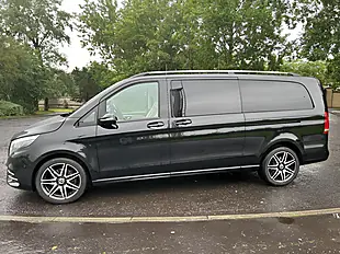 Used 2024 Mercedes-Benz V Class AMG Line Obsidian Black - Interior and Exterior details 4