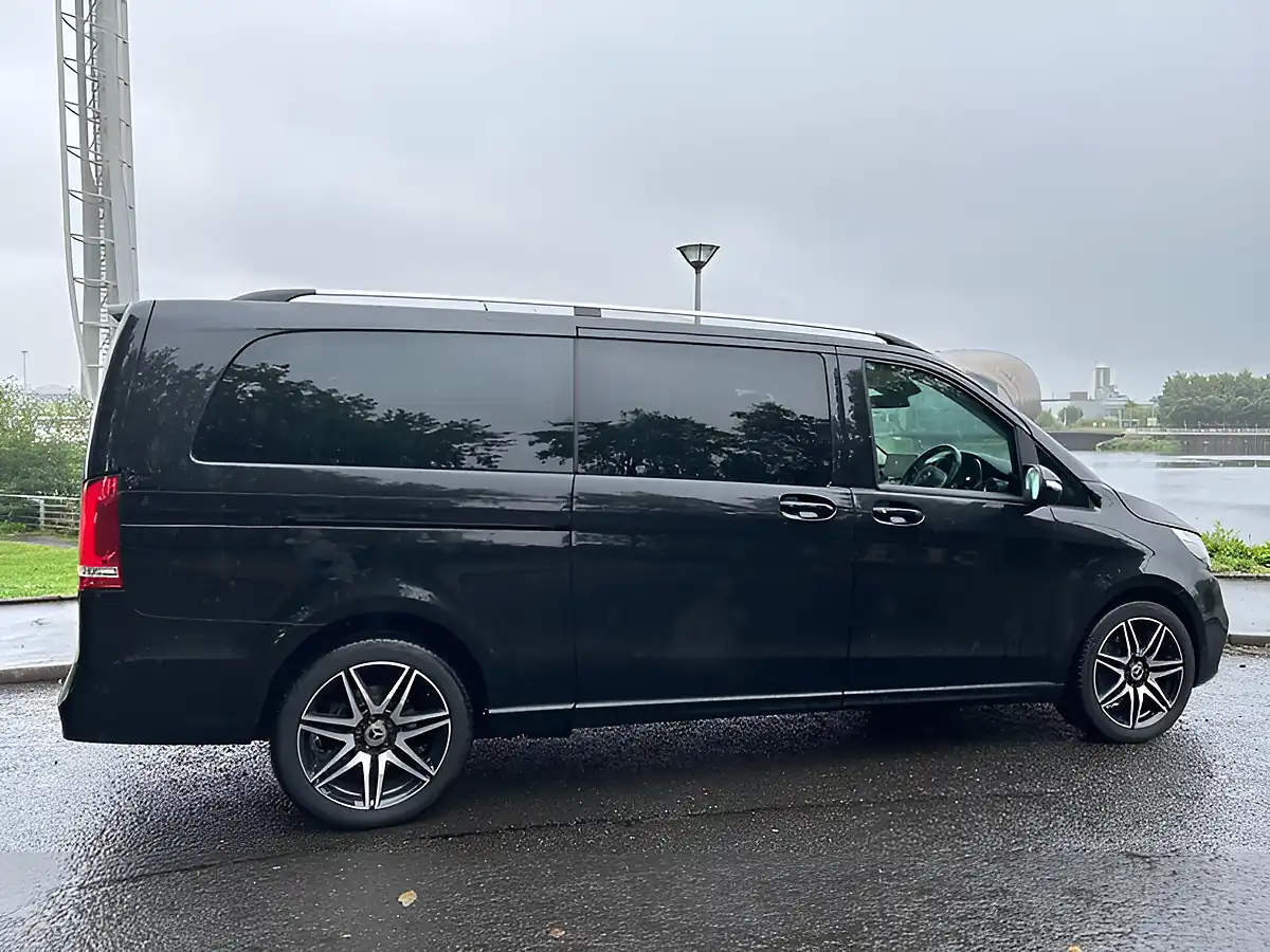 Used 2024 Mercedes-Benz V Class AMG Line Obsidian Black - Interior and Exterior details 6