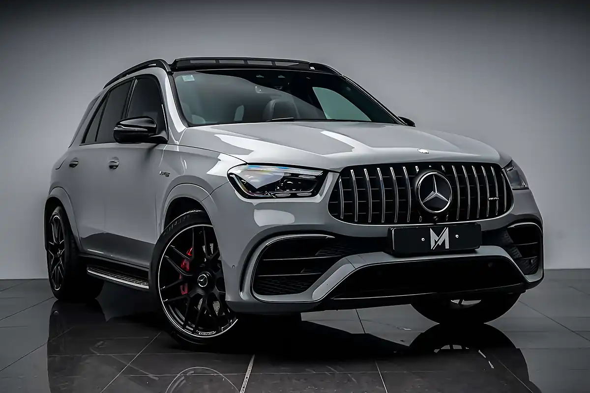 Used 2024 Mercedes GLE63 AMG Night Edition (premium Plus) Alpine Grey - Front View