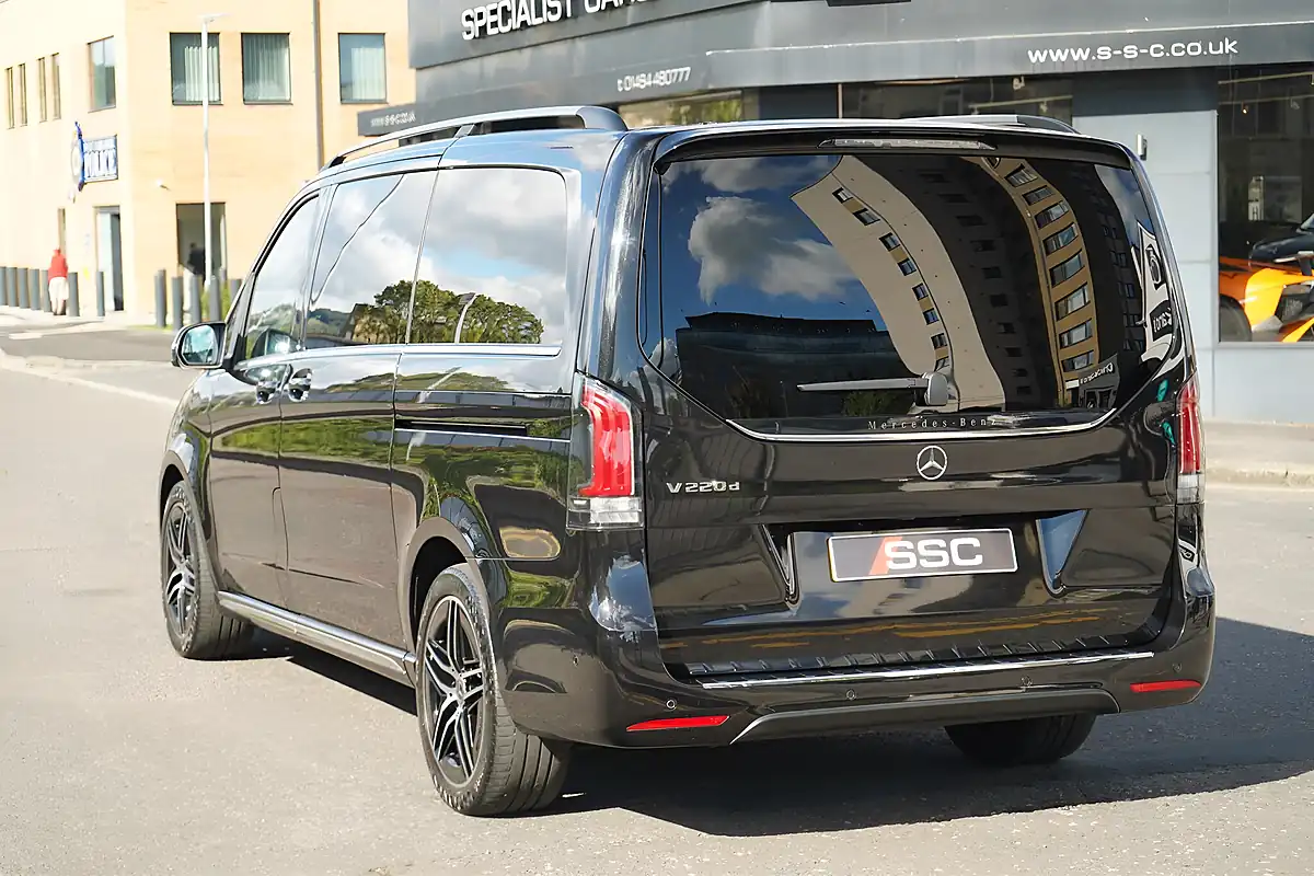 Used 2024 Mercedes V220 AMG Line Obsidian Black - Interior and Exterior details 10