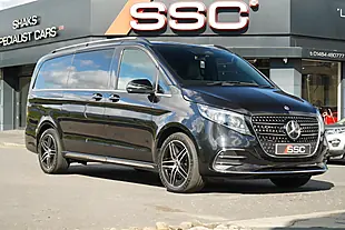 Used 2024 Mercedes V220 AMG Line Obsidian Black - Interior and Exterior details 4
