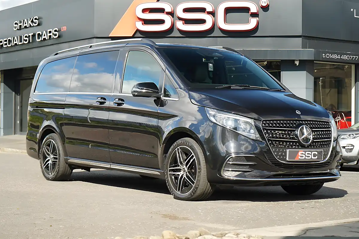 Used 2024 Mercedes V220 AMG Line Obsidian Black - Interior and Exterior details 4