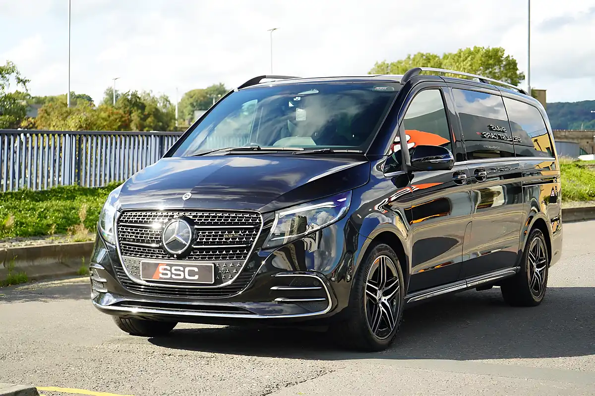 Used 2024 Mercedes V220 AMG Line Obsidian Black - Interior and Exterior details 7