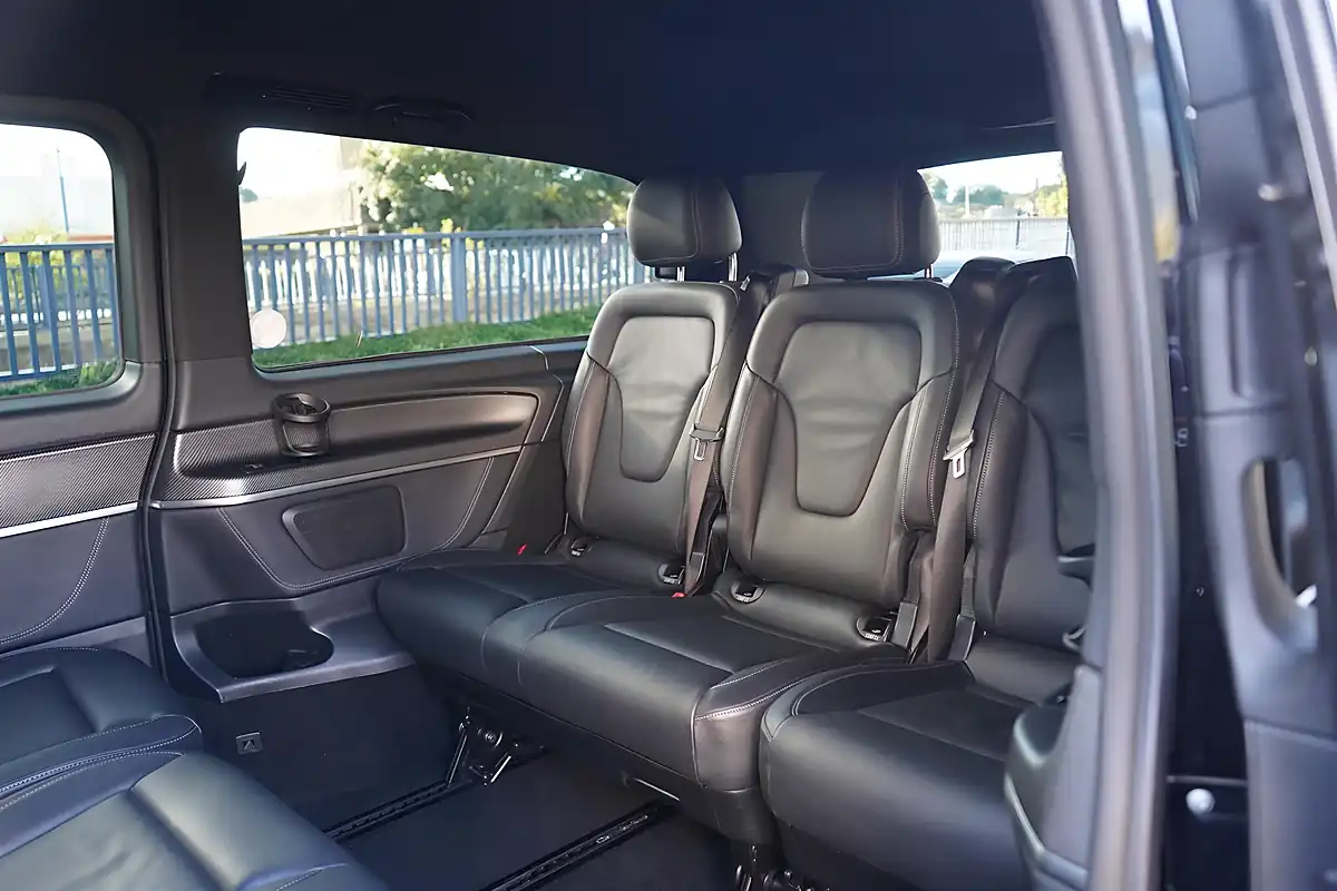 Used 2024 Mercedes V300 AMG Line Black - Interior and Exterior details 13