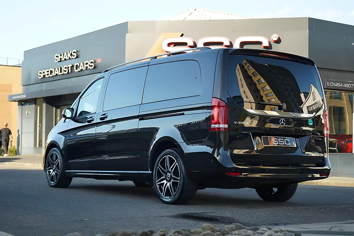 Used 2024 Mercedes V300 AMG Line Black - Interior and Exterior details 2