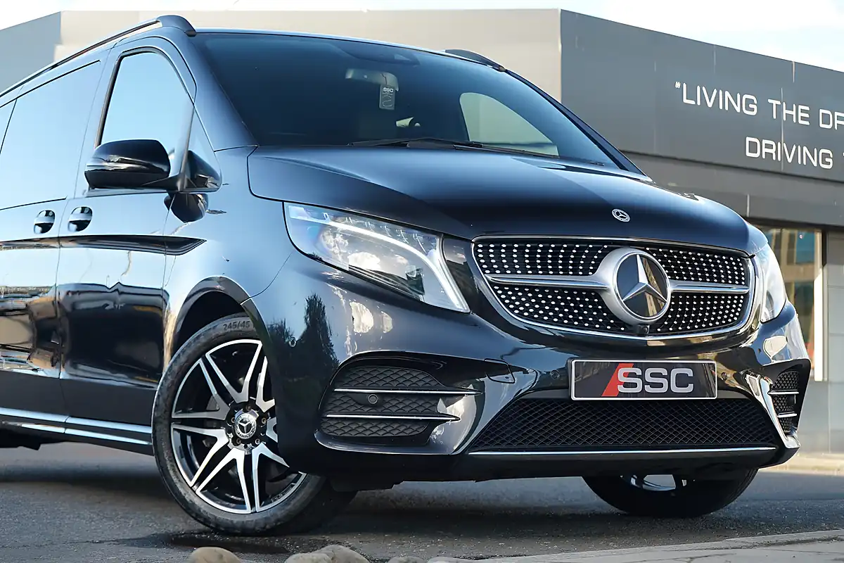 Used 2024 Mercedes V300 AMG Line Black - Interior and Exterior details 20