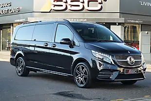 Used 2024 Mercedes V300 AMG Line Black - Interior and Exterior details 4