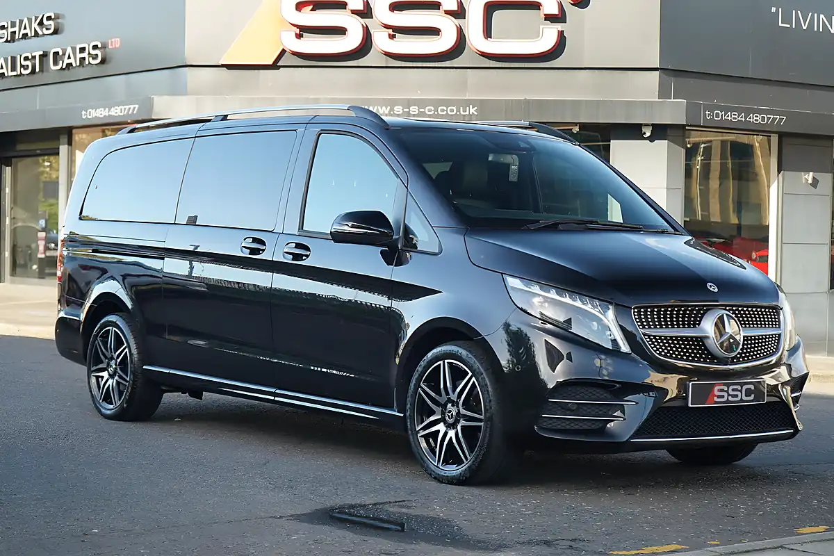 Used 2024 Mercedes V300 AMG Line Black - Interior and Exterior details 4