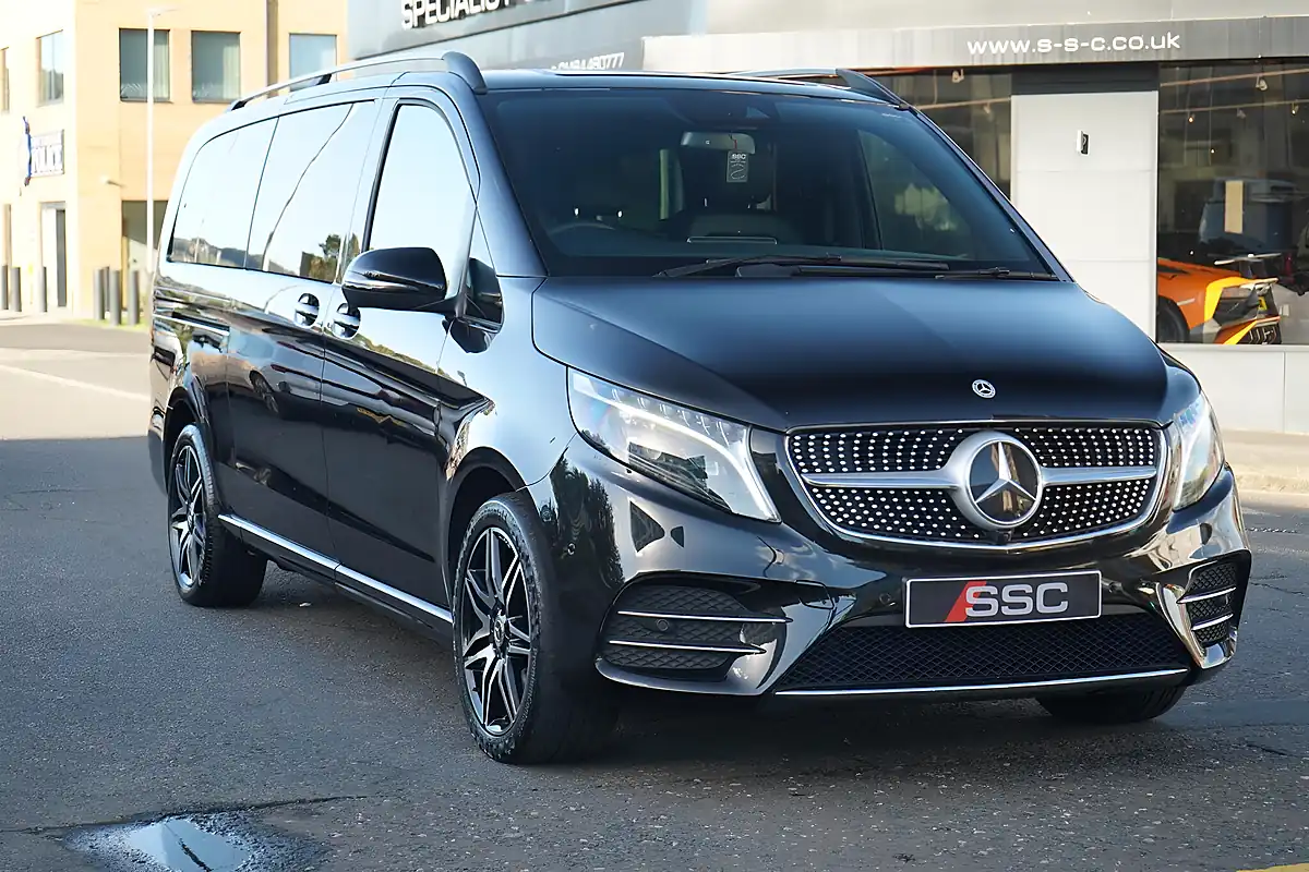 Used 2024 Mercedes V300 AMG Line Black - Interior and Exterior details 5