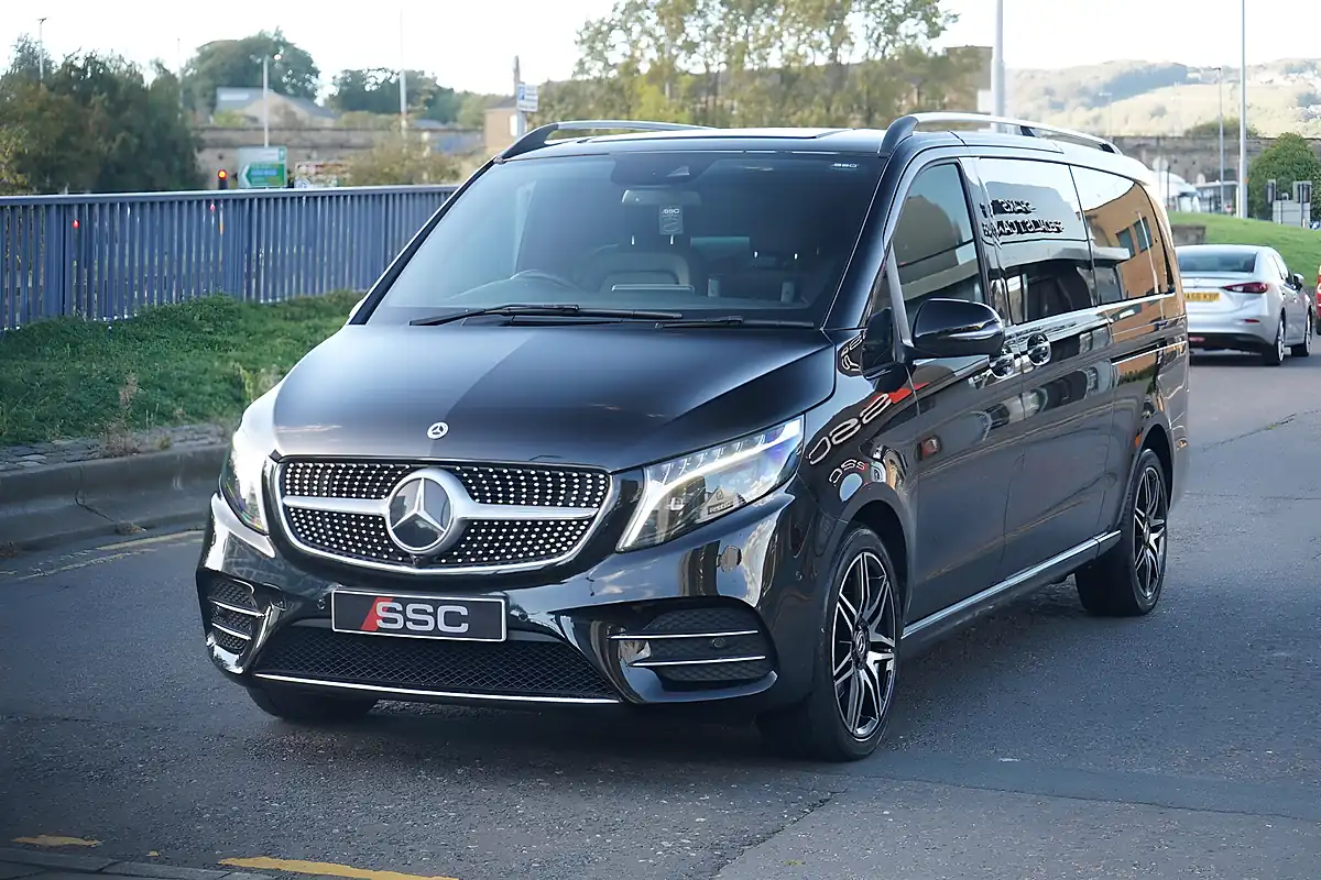 Used 2024 Mercedes V300 AMG Line Black - Interior and Exterior details 7