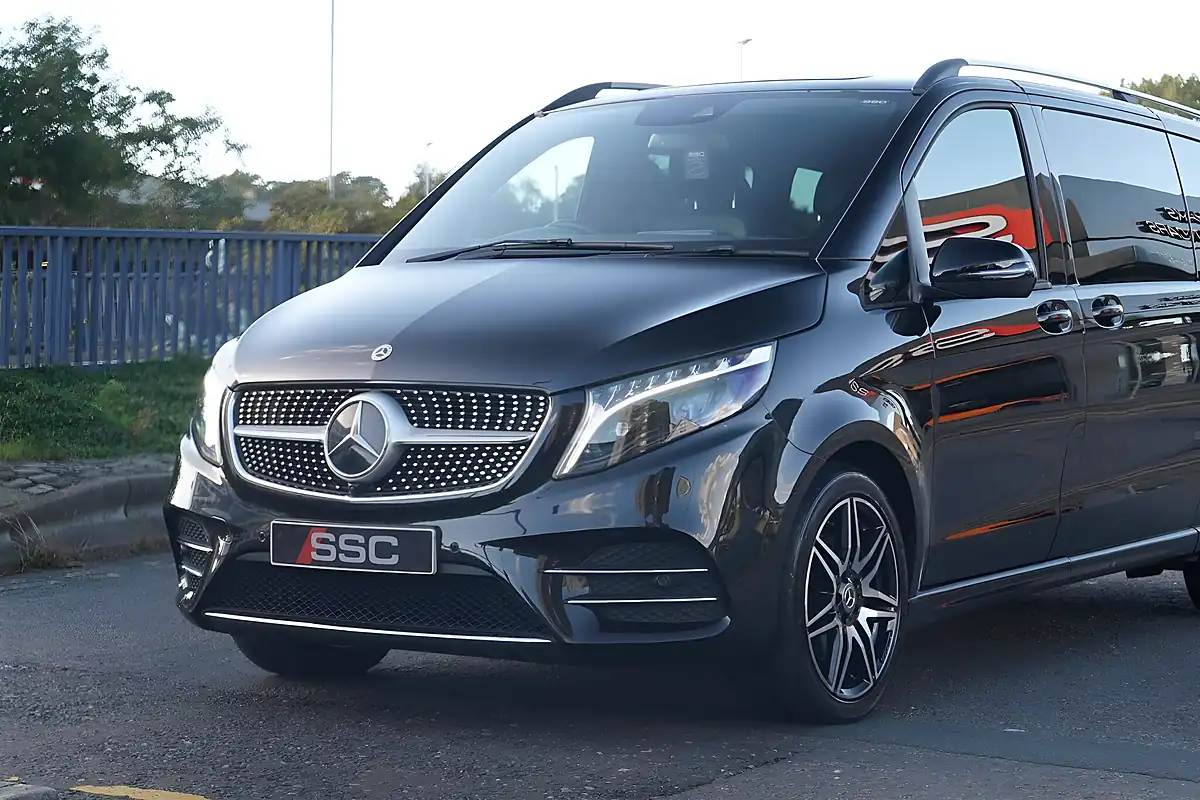 Used 2024 Mercedes V300 AMG Line Black - Interior and Exterior details 8