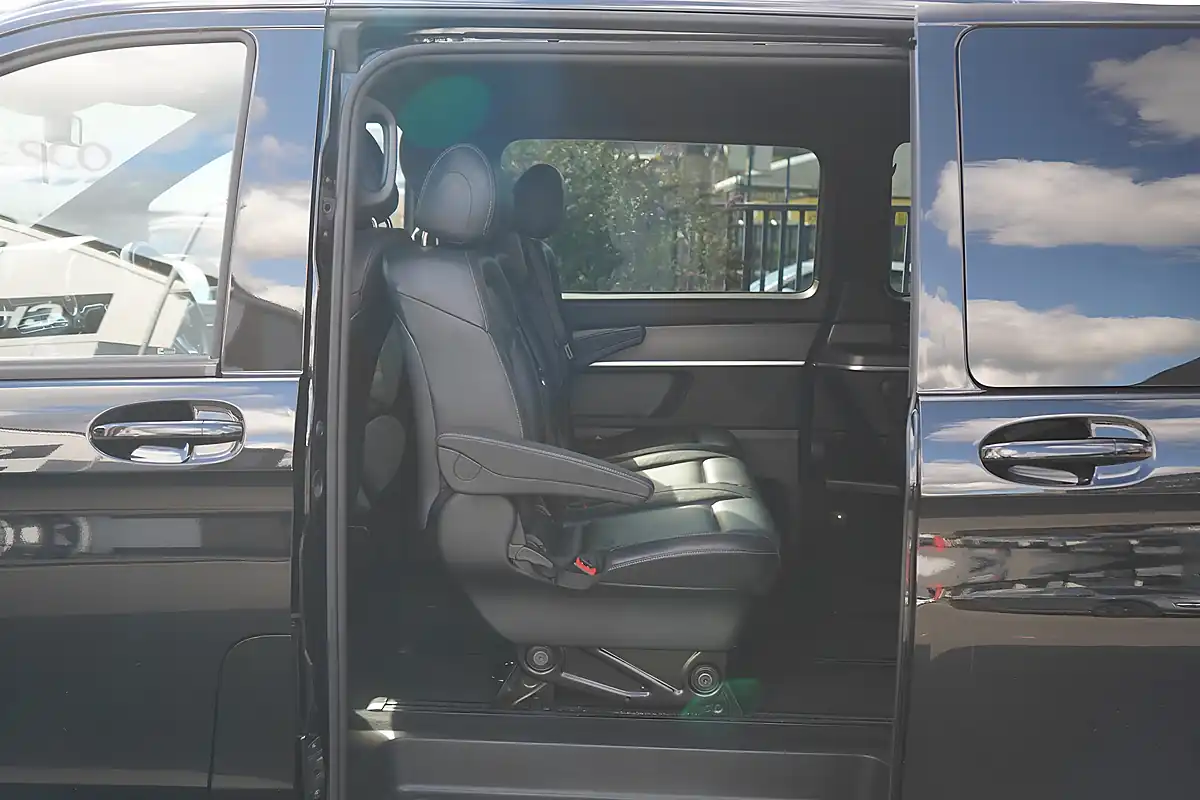 Used 2024 Mercedes V300 AMG Line Obsidian Black - Interior and Exterior details 11