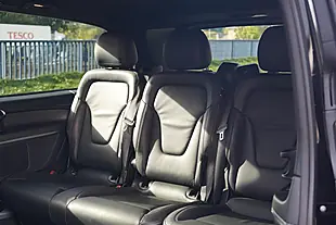 Used 2024 Mercedes V300 AMG Line Obsidian Black - Interior and Exterior details 12