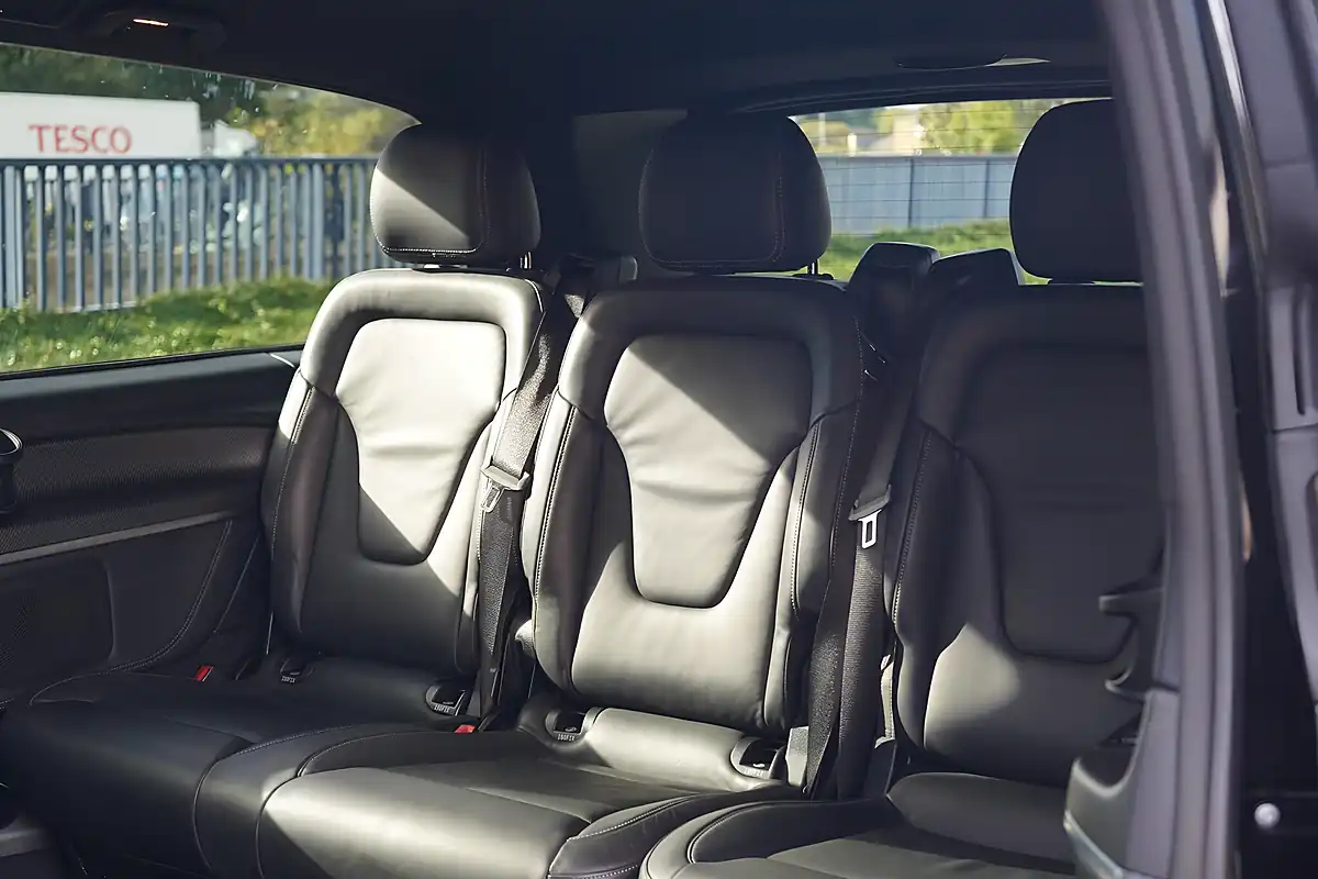Used 2024 Mercedes V300 AMG Line Obsidian Black - Interior and Exterior details 12