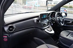 Used 2024 Mercedes V300 AMG Line Obsidian Black - Interior and Exterior details 16