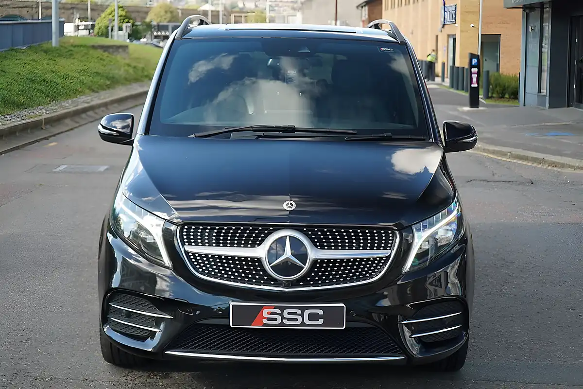 Used 2024 Mercedes V300 AMG Line Obsidian Black - Interior and Exterior details 5