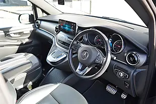 Used 2024 Mercedes V300 AMG Line Obsidian Black - Interior and Exterior details 7