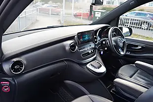 Used 2024 Mercedes V300 AMG Line Obsidian Black - Interior and Exterior details 9