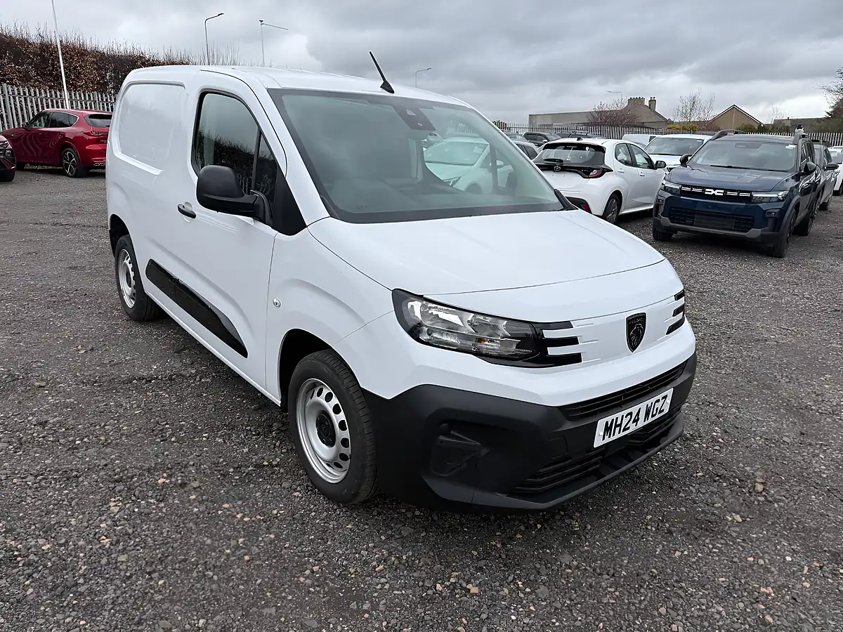 Used 2024 Peugeot Partner Professional Standard White - Front View