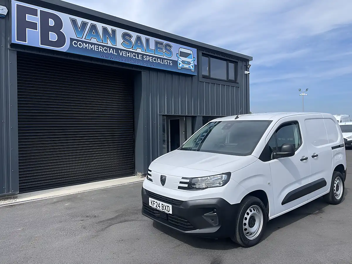 Used 2024 Peugeot Partner Professional Swb White - Front View