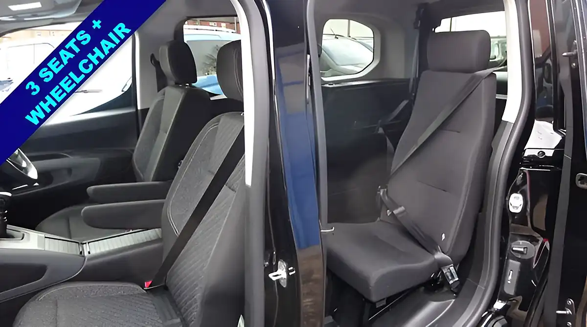 Used 2024 Peugeot Rifter Wheelchair Access Black - Interior and Exterior details 2