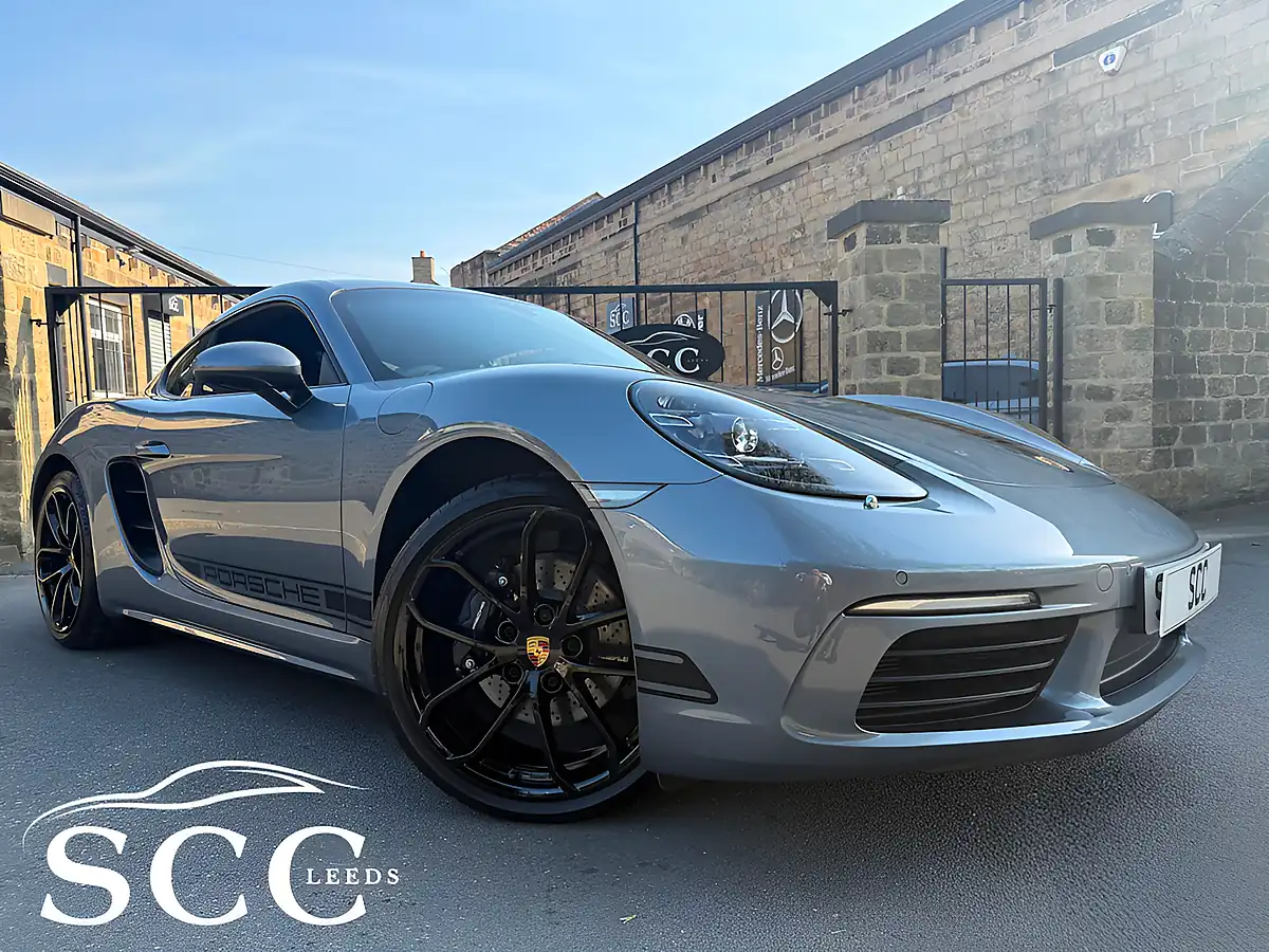 Used 2024 Porsche 718 Cayman Style Edition Vanadium Grey Metallic - Front View