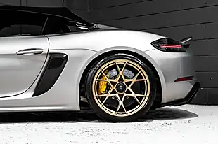 Used 2024 Porsche 718 Spyder RS Silver - Interior and Exterior details 17