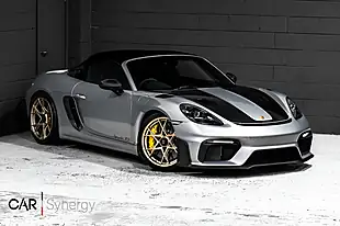 Used 2024 Porsche 718 Spyder RS Silver - Interior and Exterior details 5