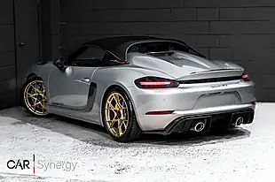 Used 2024 Porsche 718 Spyder RS Silver - Interior and Exterior details 7